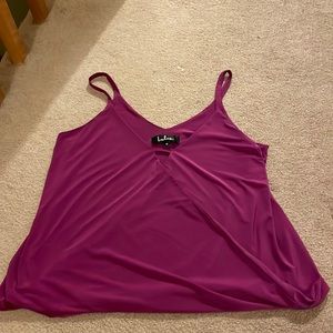 Lulus magenta loops-y daisy top